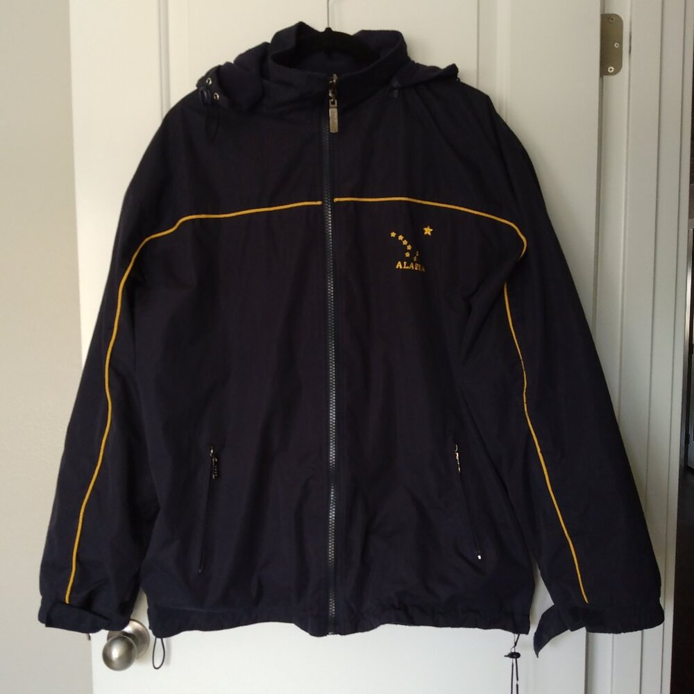 GOGO Sports Alaska Men's Navy Blue Reversible Jacket Size XXL